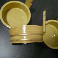 【中古】片手盛桶　片手桶　盛皿　和食器　刺身　和食　５個まとめての画像