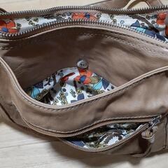 SAC バッグ ショルダーバッグ　革　ベージュの画像
