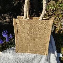 トートバッグ　ジュートバッグの画像