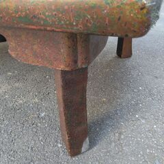 【無料】斑紋折りたたみ机(木製)　差し上げます！の画像