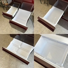 ☑︎ご成約済み🤝 SHARP 5ドア冷蔵庫 502L✨ どっちもドア⭕️ グラデーションレッド🍷の画像