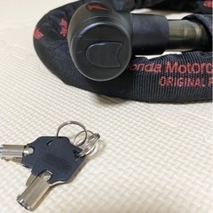 取引完了　新品　未使用品　ホンダ純正　バイクロック極太
