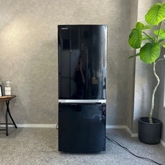 ☑︎ご成約済み🤝 TOSHIBA 一人暮らし冷蔵庫 153L✨ クールブラック🐦‍⬛の画像