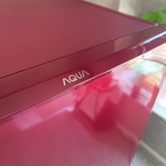 ☑︎ご成約済み🤝 AQUA 一人暮らし冷蔵庫 大きめ184L✨ ルージュカラー💄の画像