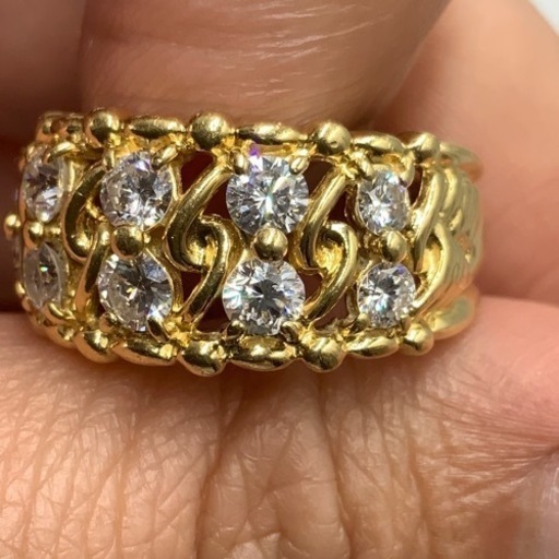 売り切れました。K18 18金　ダイヤモンド　リング　1.04ct 7.5g