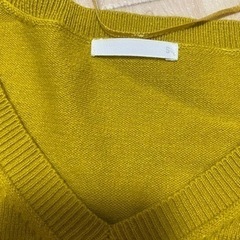 GU✨Instagram人気✨上品✨薄手ニットロングワンピース✨の画像