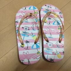 決まりました！20cm位サンダル(ダイソー)