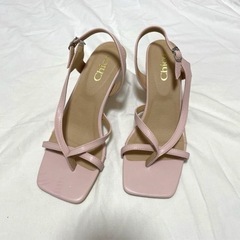 chico ヒール 女性 靴 サンダル Sサイズ