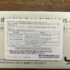 JR東日本株主優待割引券6枚の画像