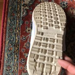 美品　白スニーカー　マジックテープの画像