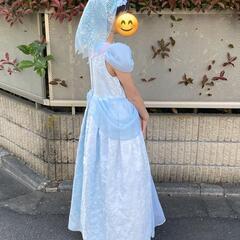 ◎お値下げしました‼️ 【断捨離中】 早い者勝ち‼️Disney ディズニー ドレス ハロウィン・仮装パーティー 花嫁カチューシャ付 美品の画像