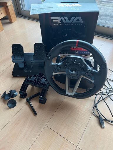RWA 　ハンドル　ペダルセット　PS4動作確認済み　Racing Wheel Apex ウイニングモード搭載
