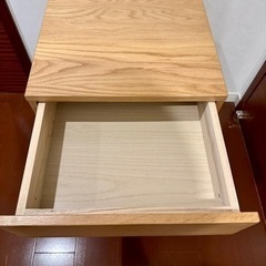 【まとめてお譲りします】無印良品デスクキャビネット&ワーキングチェアの画像