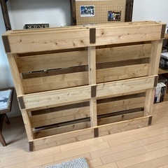 木製　パレット　すのこ　ベッドの画像