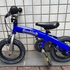 ★受付終了へんしんバイク　ブルー中古の画像