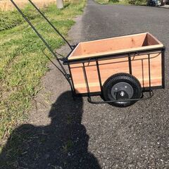 ミニリヤカー　軽トラ市　フリーマーケット　部品交換会　買い物　ショッピングカート　キャンプ、アウトドアの画像
