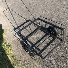 ミニリヤカー　軽トラ市　フリーマーケット　部品交換会　買い物　ショッピングカート　キャンプ、アウトドアの画像