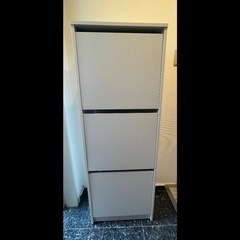 【決定】IKEA BISSA ビッサ シューズボックス3段, ホワイト