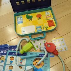 【日程調整中】こどもちゃれんじ　立体パネルブロック&デリバリーカー&お医者さんセットの画像