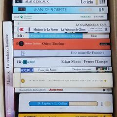 洋書（フランス語　主に小説）の画像