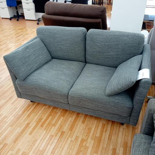 ★ジモティ割あり★ 2人掛けソファー　グレー　クリーニング済　YJ2470