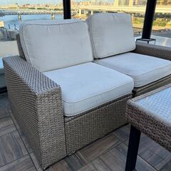 IKEA　SOLLERON ソッレローン 2人掛けモジュールソファ 屋外用②の画像
