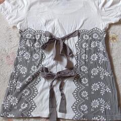 JILL STUART　半袖トップス・レースプリント　日本製の画像
