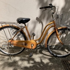 軽快車 26 オレンジ 格安でお譲りします！