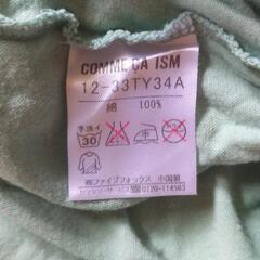 COMME　CA　ISM　コムサ　半袖Tシャツ　中古　くすみ緑の画像