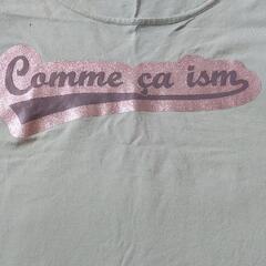 COMME　CA　ISM　コムサ　半袖Tシャツ　中古　くすみ緑
