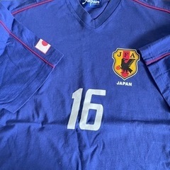サッカーサムライブルーTシャツの画像