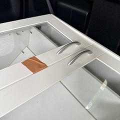 【本日のみ】食器棚 ホワイト  幅90cmの画像
