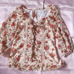 LIZLISA　リズリサ　7分袖レーストップス　美品