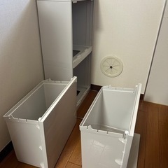 【受付終了】ワイドペダルペール(2段 40L)@ニトリの画像