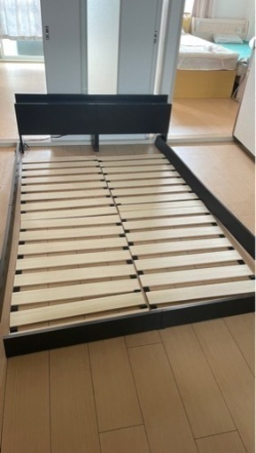 家具 ベッド セミダブルスノコベッド
