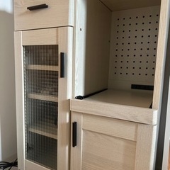【5/13〜17限定】食器棚 ホワイト系　家具   ミニキッチン...