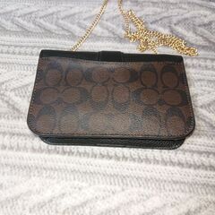未使用 Coach コーチ シグネチャー柄 ウォレットショルダーバッグの画像