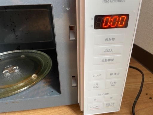 アイリスオーヤマの電子レンジです