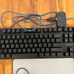 3点セット　キーボード、コンバーター、マウスの画像