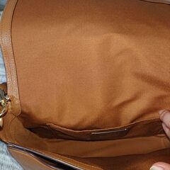Coach コーチ ショルダーバッグ キャメルの画像