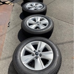 60ハリアー　新車外し　タイヤ付きホイール