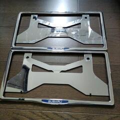 SUBARUナンバープレートカバー