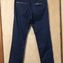 メンズ スラックス ネイビー ウエスト84の画像