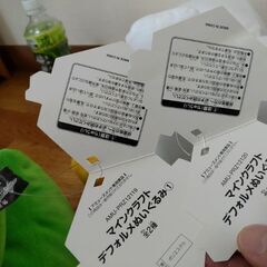 【マインクラフト】デフォルメぬいぐるみ　クリーパー＆アヒルの画像