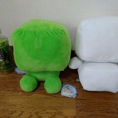 【マインクラフト】デフォルメぬいぐるみ　クリーパー＆アヒルの画像