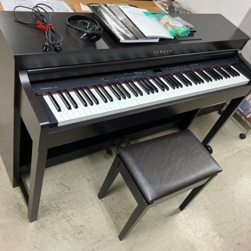 I2405-188 YAMAHA アップライト式 CLP-430R デジタルピアノ 2014年製 3本ペダル 動作確認済み