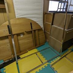 レットル　ハンガーラック　幅120cm　アクリル棚　シルバーメタ...