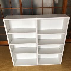 マガジンラック　スリム　3段2列　【美品】