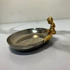 K2405-191 MIKIMOTO ジュエリートレイ パール付き キズ・汚れありの画像