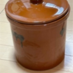 久松切立かめ（蓋付） 半胴瓶　切立2号